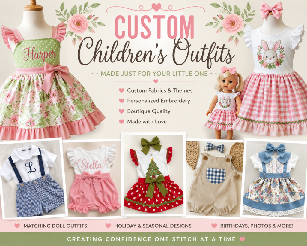 🩷 Custom Children's Outfits 🩷